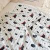 100% Cotton Digital Print Stripe & Floral Fabric for Kids' & Women's Wear, Pajamas, Homewear, Tablecloth DIY