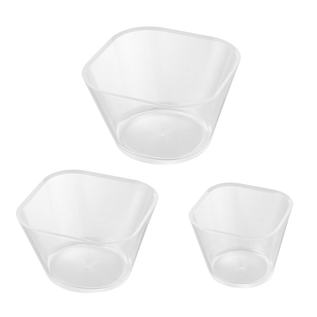 Yamazaki Tower Meal Preparation Bowl Set W x D x W x D x 7cm W x D x 8cm with Made in Product Number 10128 3-Piece Microwave-Safe, Easy-to-Clean (S,
