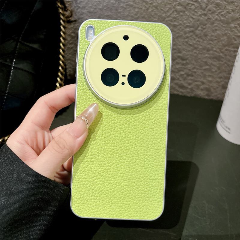 Applicable To VIVO X300Ultra Mobile Phone Case, Lychee Pattern Acrylic Lens S50pro All-inclusive Anti-drop Protective Case