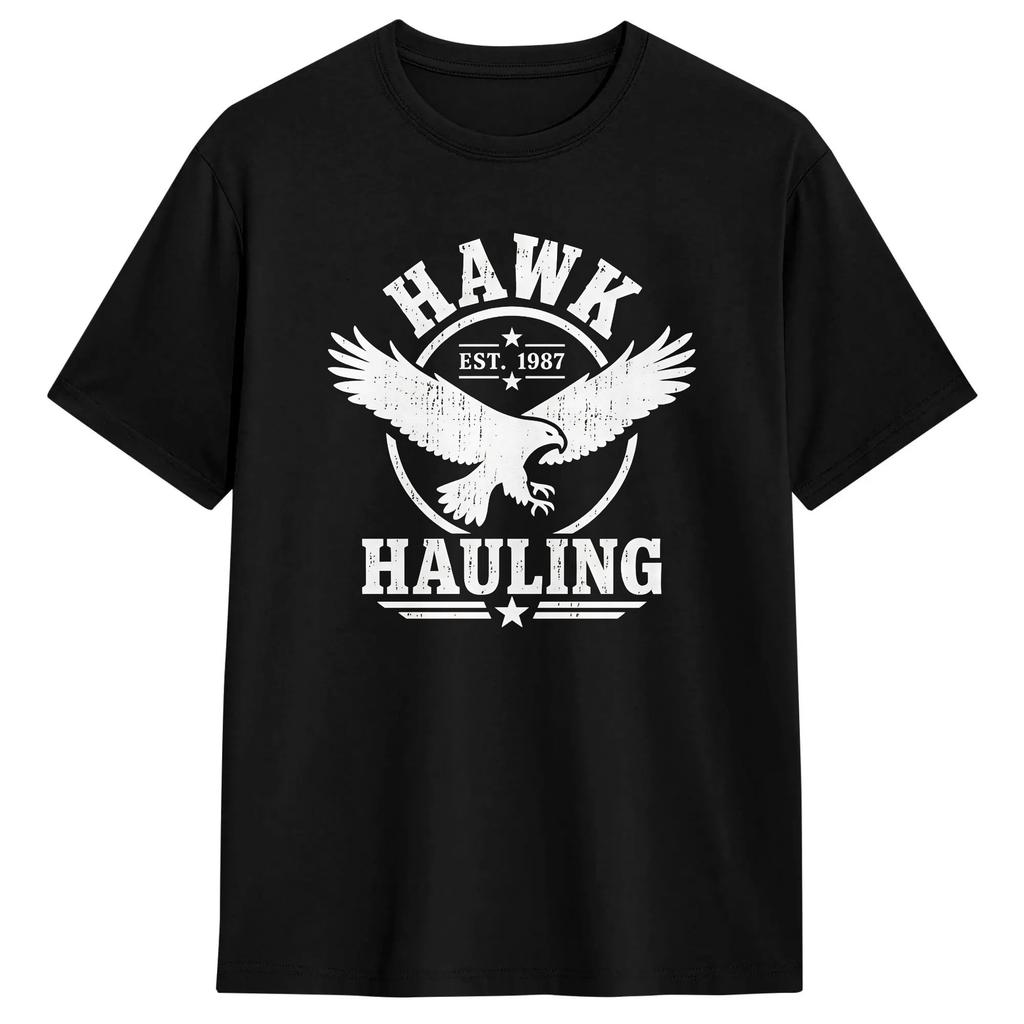 Hawk And Son Hauling Company T Shirt Unisex Vintage Tshirts Summer O Neck Hip Hop Tee Shirt Print Oversize Tops