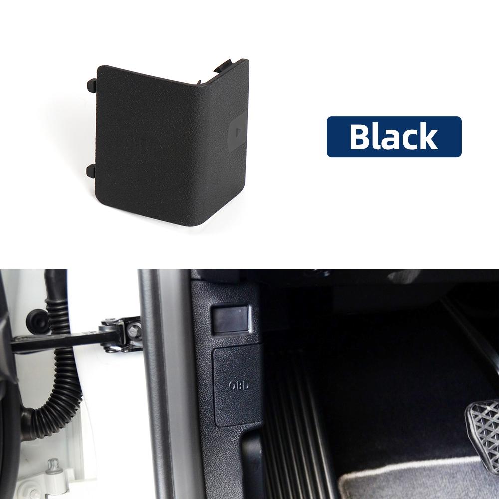 For BMW 3 Series E90 E91 E92 E93 LHD OBD Diagnostic Plug Cover Black Kick Panel Trim Cap OEM 51437147538 for Vehicle Maintenance