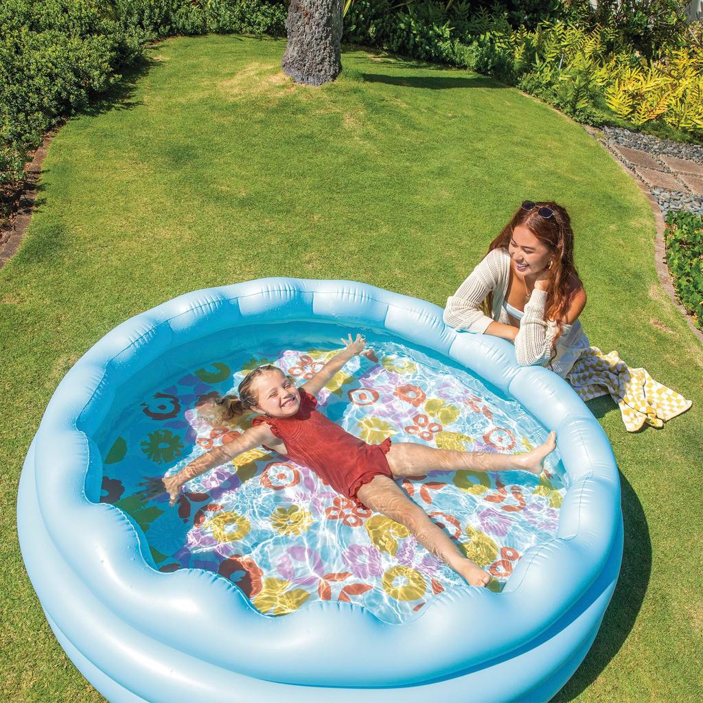 INTEX Wavy Edge Pool 168 X 46 Cm 56191 [Genuine Japanese Product]
