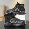 Kinder warme Schneestiefel Kinder Winter Baumwolle Schuhe rutschfeste Schnee im Freien warme Plüschstiefel High Top warme pelzige Schuhe wasserdichte warme Turnschuhe