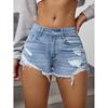 Women's Denim Shorts New Summer Ripped Personality Shorts