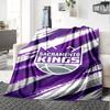 Sacramento Kings Print Flanelldecke Hohe Qualität Warm Gemütlich Decke für Alle Jahreszeiten Perfekt für Geschenke Heimdekoration