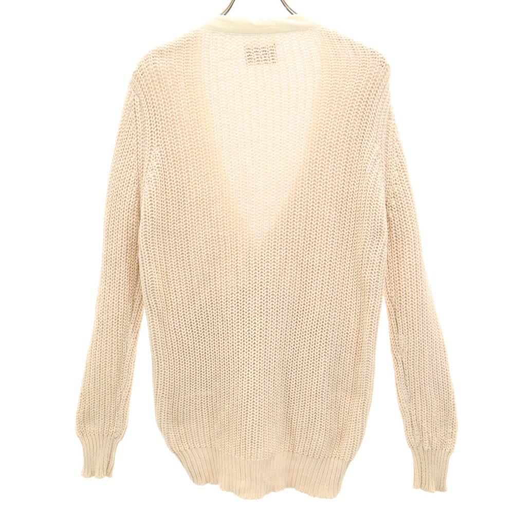 STUSSY Long sleeve cardigan M beige Men's Used