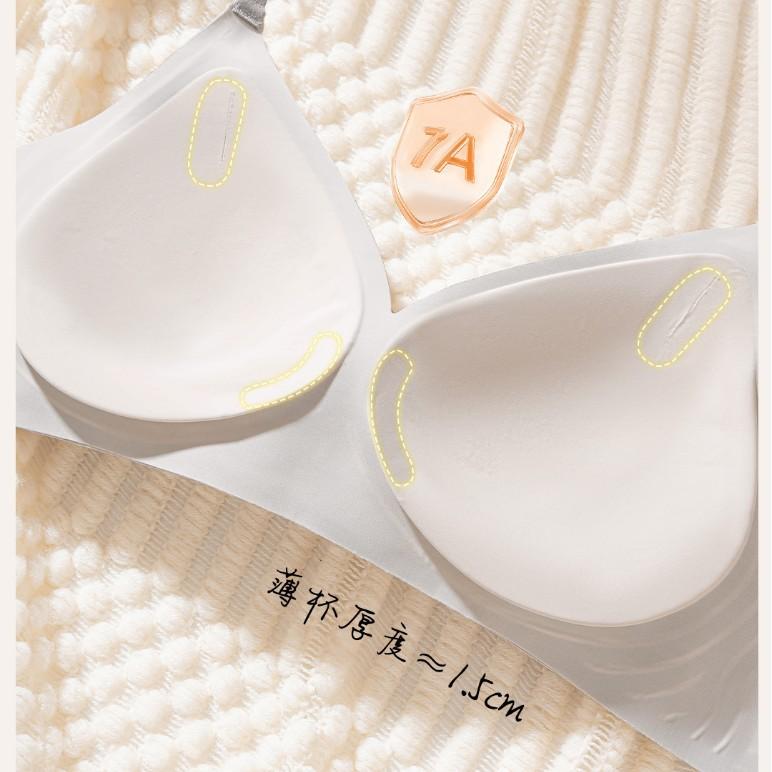 Autumn and winter new jelly letter underwear seamless comfortable gathering anti-sagging breast bra cover