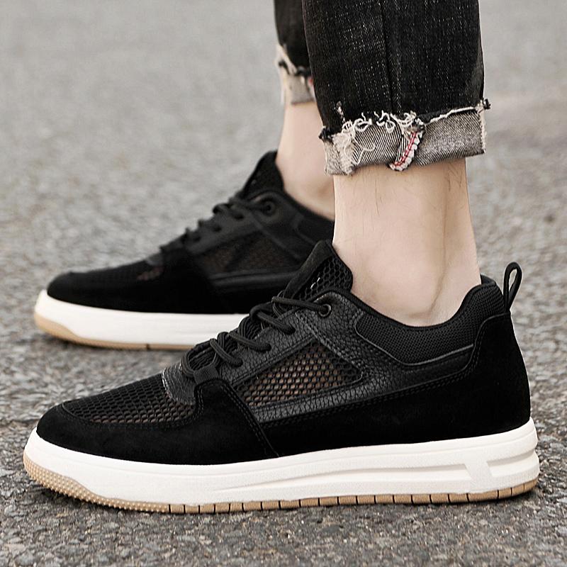 Fashion New Summer Casual Men's and Women's Mesh Sneakers Casual Sports Skateboard Shoes Fashion Breathable Party Thick Soled Shoes