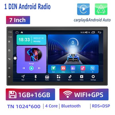 Radio samochodowe 1G 16G GPS 2 din Android Carplay uniwersalny 7 "dla volkswagena Nissan Hyundai Toyota odtwarzacz multimedialny