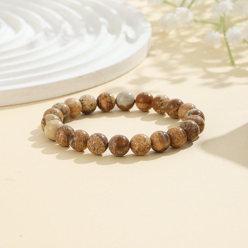 8mm Natural Stone Bracelet: Amethyst, Tiger's Eye, and Agate Jewelry