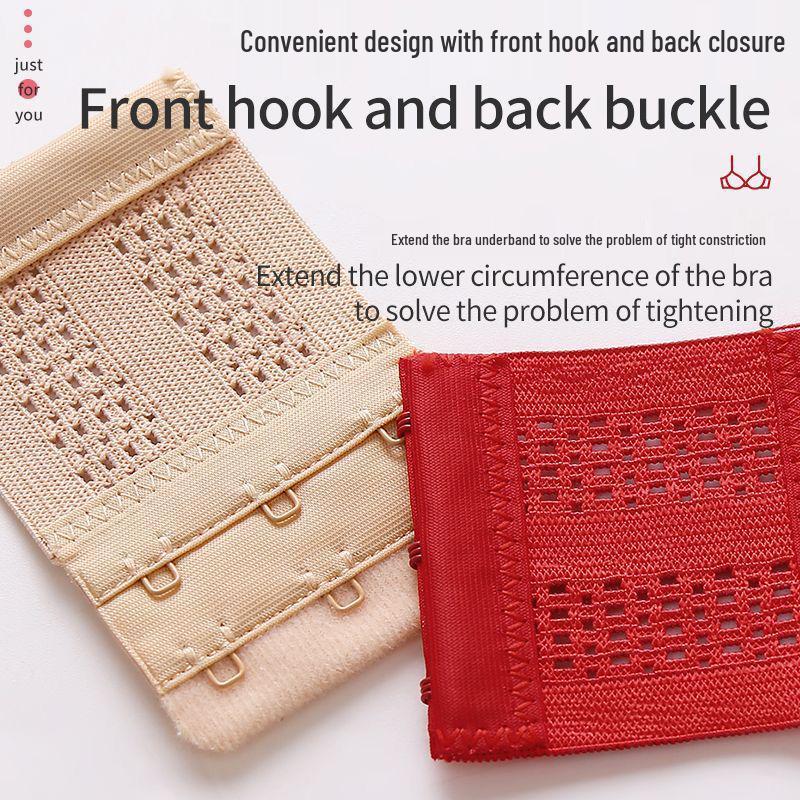 Breathable Underwear, Bra Extender with Multi-Row Hook & Eye Closure, Adjustable Back Connector, Shoulder Strap.