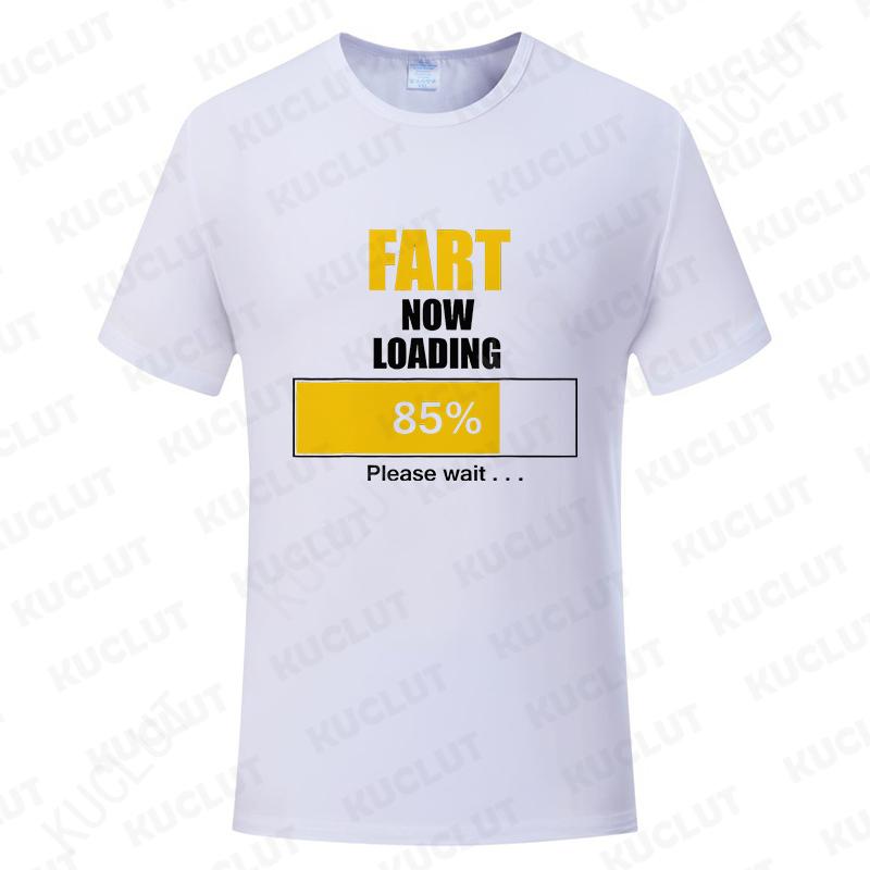 Warnung Furz wird geladen Herren T-Shirt Lustiges Furzen Unhöfliches T-Shirt Witz Gag T-Shirt für Mann Papa Geschenke Herren Kleidung Kurzarm Kleidung Oberteile