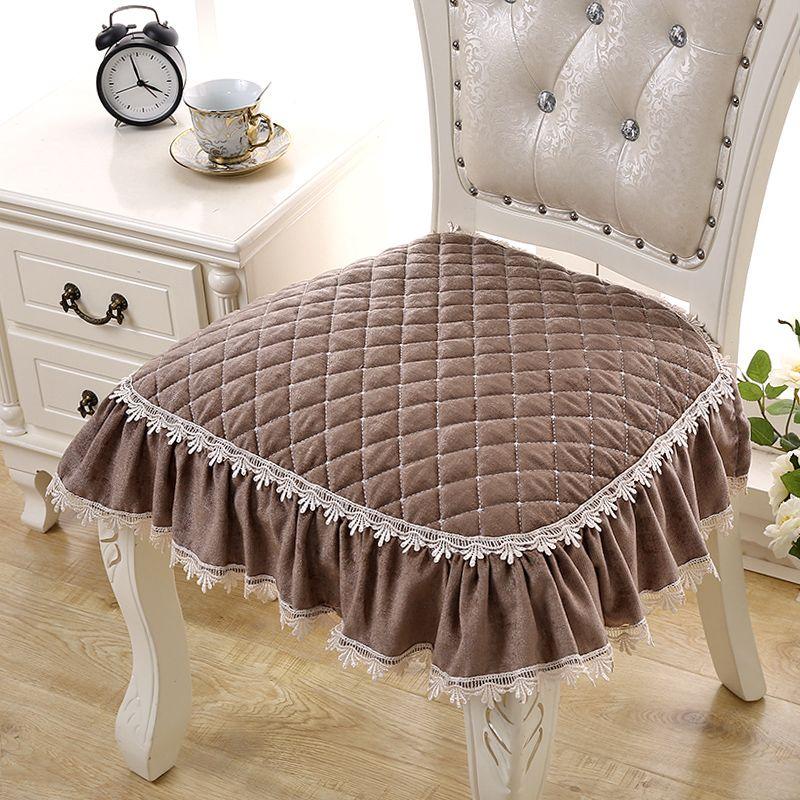 Minimalist Four Seasons Universal European Style Non-Slip Fabric Dining Chair Cushion