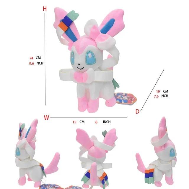 18Cm Pokemon Eeveelution Plush Toys Series 24 Styles Sstanding Sitting Posture Sofa Hug Pillow Desktop Ornament Periphery Gifts
