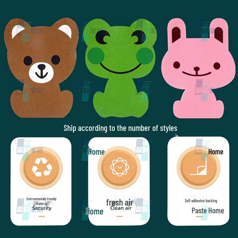 Waterproof Scented Cartoon Toilet Deodorizing Sticker - Self-Adhesive Odor-Removing Cover for Master Bedroom Toilet Seat No Specific Size