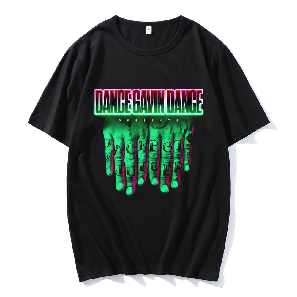 Knuckles Tee DANCE GAVIN DANCE Strawberry Tshirt Summer Oneck Cotton Male Tshirts Fashion Music Group Graphic Merch Clothing