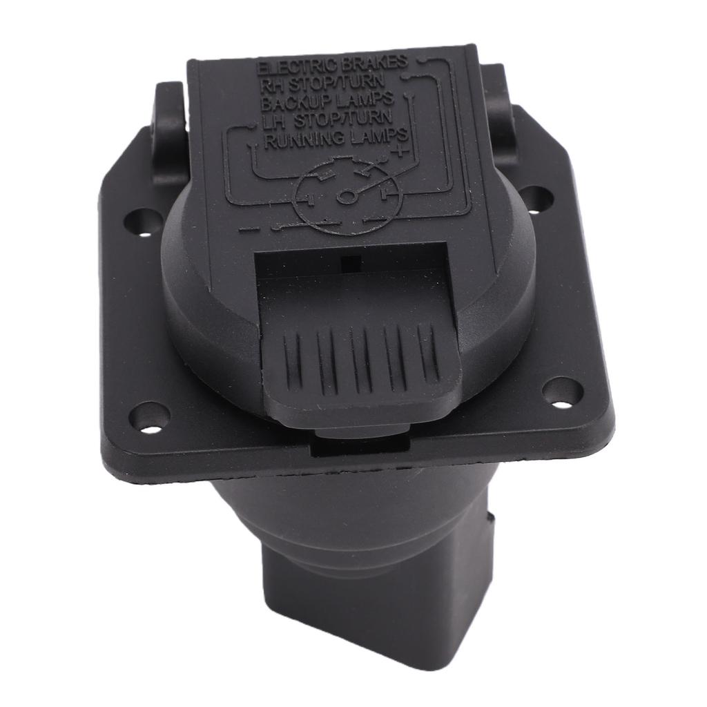 Rear 7 Way Trailer Tow Connector Replacement for Ram 1500 2500 3500 1998 2009 Trailer Tow Harness Connector 56038366AB
