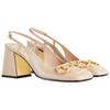 Horsebit Mid-heel Slingback Pumps 643892 C9D00 6705