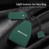 Car Logo Keychains Selected Suede Leather Car Key Bag For Mercedes Benz AMG Smart Fortwo 451 450 453 EQ Forfour Coupe Cabrio 451