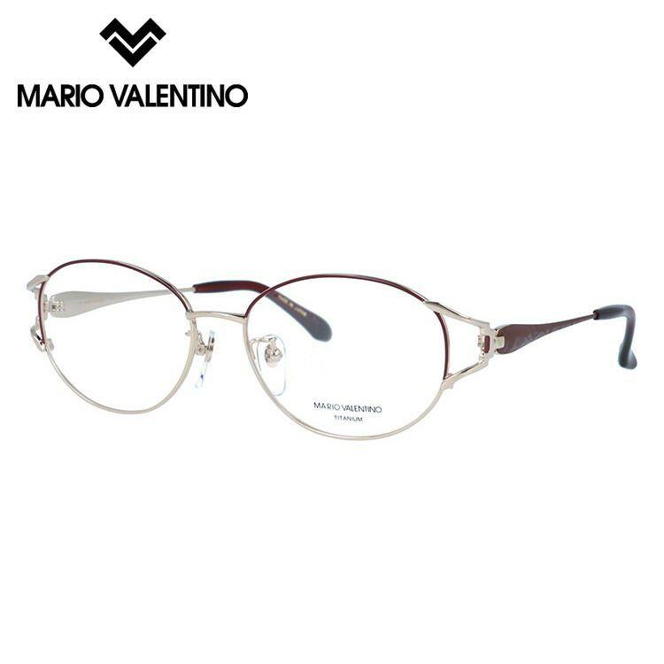 Used Mario Valentino Glasses Frame Date Glasses MARIO VALENTINO MV-756 C1 54 Size Oval Mario Valentino Unisex Men Women [Domestic regular product]