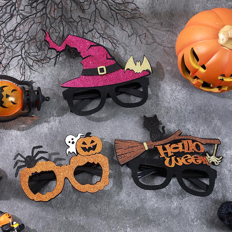 Halloween Pumpkin Frame Decorations, Halloween Party Supplies, Funny Costume Props for Holiday Gatherings