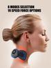 A Set Of Rechargeable Portable Mini Neck Massagers, Electric Neck Massage Pads To Relieve Shoulder And Neck Pressure