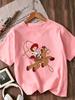 2026 Summer Jessie T-Shirt for Girls 4 To14 Print Patterns A Sweet and Casual Summer T-ShirtSoft Fabric Loose Fit Is Stylish Trendy