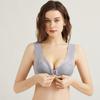 Popular Plus Size Front Closure Lace Push-up Wireless Sexy Back Women's Underwear