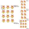 Festive Gold Plastic Christmas Bells Decorative Holiday Ornaments For Home Decor