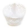 Contours pour cupcakes - SCRAP COOKING - Dentelle - 12 pièces - Blanc - Ø23,5 cm