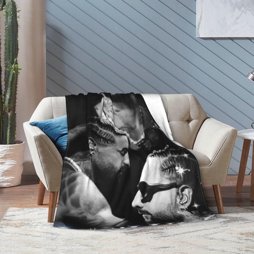 Maluma Pretty Dirty rapper  Blanket Warm Cozy Fluffy  Throw Blankets for Sofa 50x60 Inch Multi-size Plush Thin Quilt