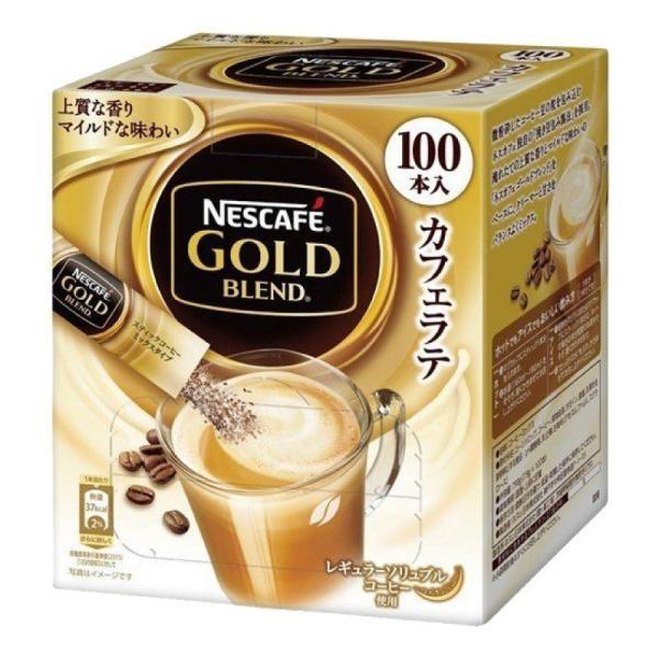 

Япония Nestle Nescafe Gold Blend Кофейный напиток с молоком и сахаром (100 палочек) 100 sticks
