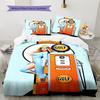 Cartoon Pattern Bedding Quilt Set Quilt Cover Pillowcase Home Decoration Birthday Gift (1 * duvet cover + 2 * pillowcase, without core)