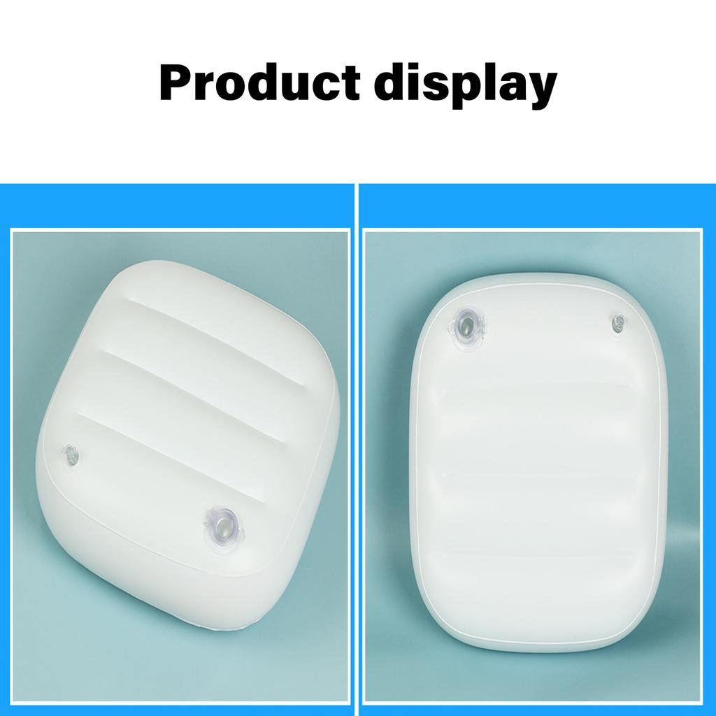 Ergonomic Inflatable Bathtub Seat Cushion With Nonslip Design Water Fillable Mat For Spa Pool And Home Bath Relaxation