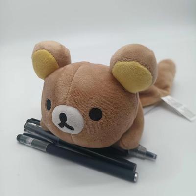 Mignon Rilakkuma peluche trousse à crayons sac de rangement cadeau d'anniversaire 10''