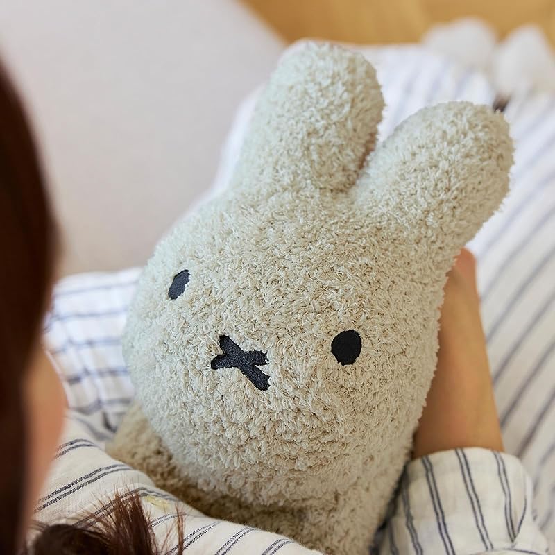 [Official] Ides Bruna Bonbon Fluffy Mini Rabbit, Gray | Soft Rabbit, Baby, Kids Gift, Washable, Interior