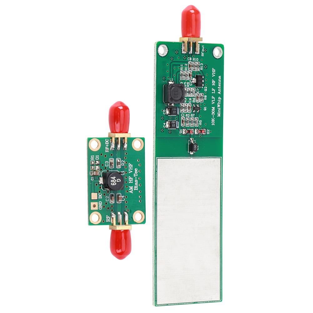 2Pcs MiniWhip Active Antenna RTLSDR Short Wave Radio Receiver Electronic Component