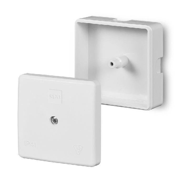 Telephone surface-mounted box IP41 60x60x30 without insert