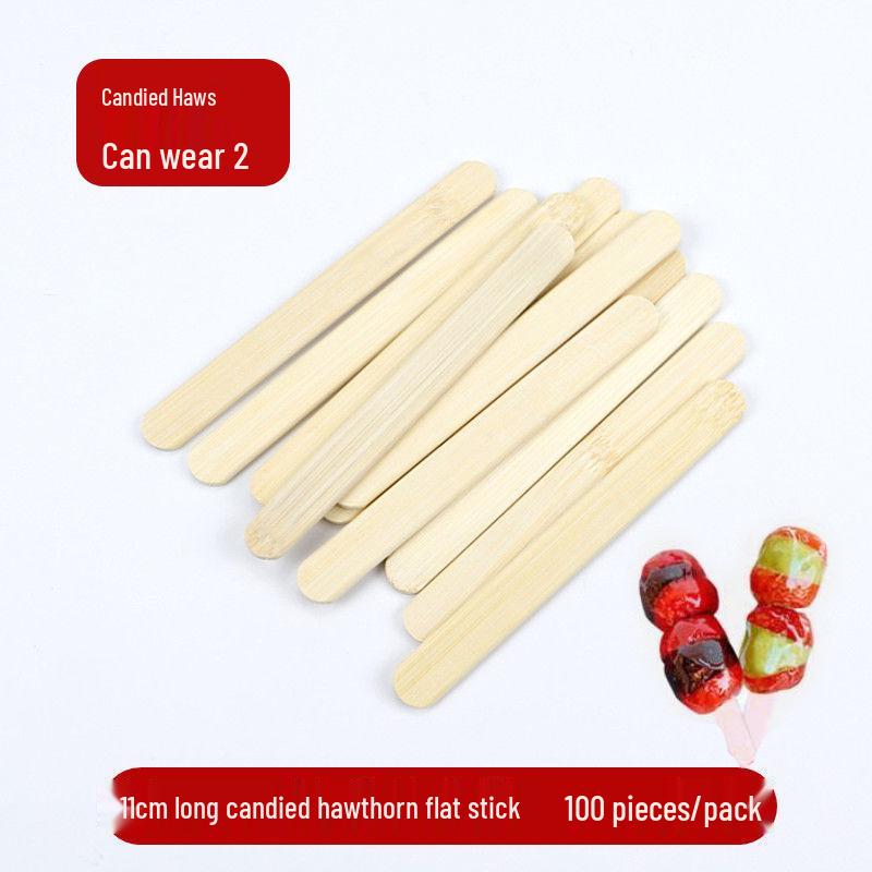 Colorful Bamboo Fruit Forks & Cocktail Skewers - Decorative & Disposable for Baking & Events