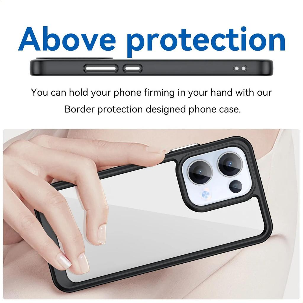 Phone Case For Phone Case For Oppo Reno13 Pro,Clear Transparent Phone Case Cover For Oppo Reno13 Pro