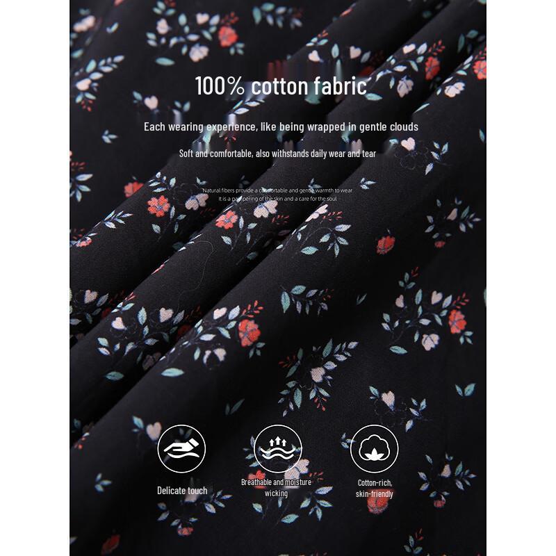 French Style Floral High-Waist Long Skirt