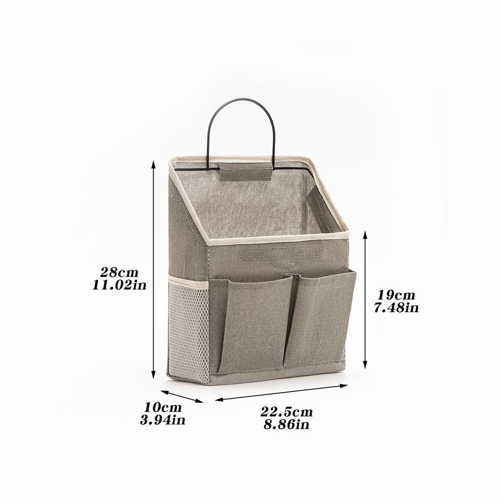 Fabric Storage Hanging Bags Available in Single Or Double Packs, Wall-Mounted Storage Pockets for Dorm Rooms, Door-Hanging Organizers