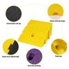 Plastic Curbs Slope Heavy Rubber Curbs Slope Automotive Car Slope for Driveway Sidewalks Step Wheelchair Strollers