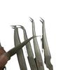 SP Matte Stainless Steel Tweezers for Eyelash Extensions and Electronic Tool Repairs