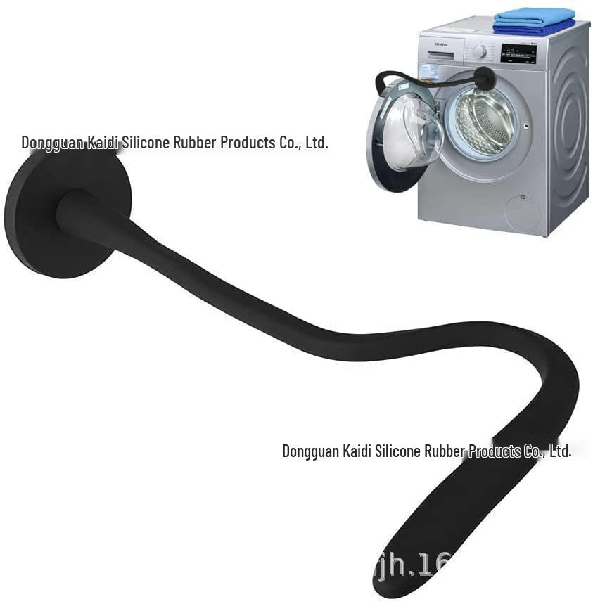 Silicone 43CM Round Head Stroller Monitor Mount, 91g Black