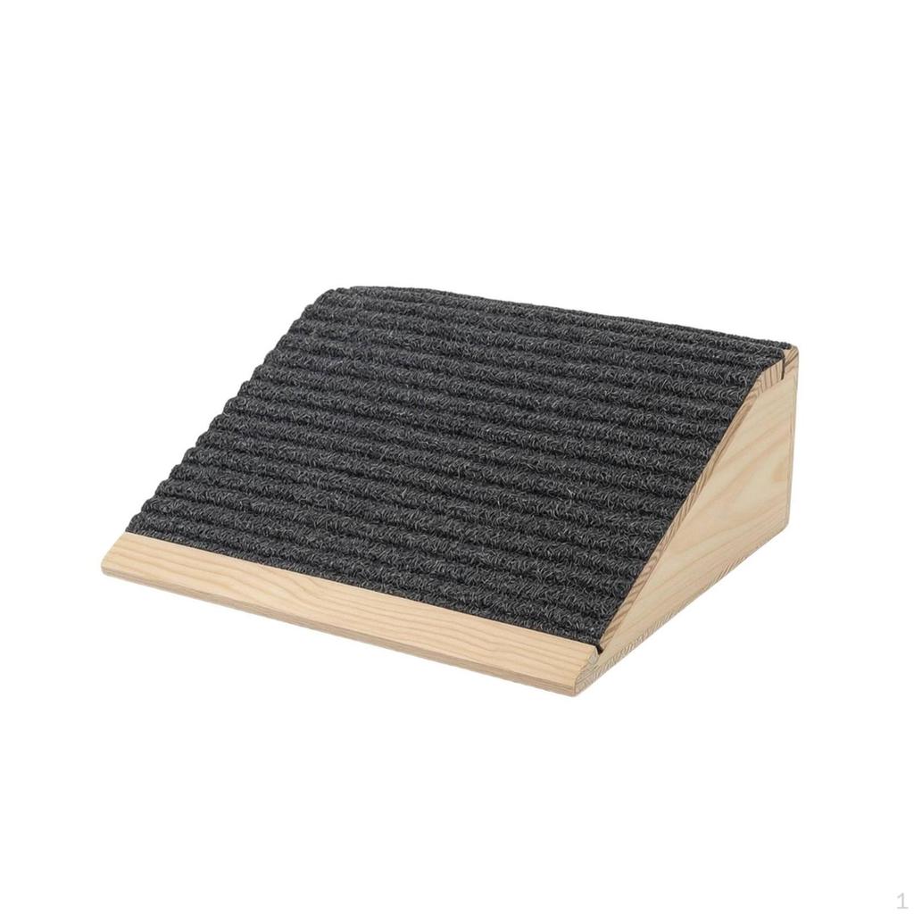 Pet Ramp Incline rampShaped Wooden HeavyDuty for Senior Pets, Young Dogs, Stairs, Home