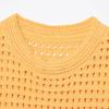 Araltay New Arrival Women's Clothing Fashion Style Fashion All-Match Simple Plaid Knitting Tassel round Neck Sleeveless Tops