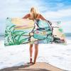 Ultra Absorbent Microfiber Beach Towel With Sea Turtle Print Quick Dry Large Size 70x140cm Pool Vacation Travel