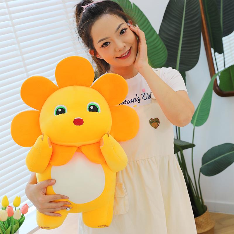 Sunflower Little Milk Dragon Plush Toy - Festival & Birthday Gift Doll Cushion