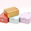 With Lid Tinplate Box Multi Color Durable Material Rectangular Iron Box Rectangular Shape High Quality Metal Storage Box
